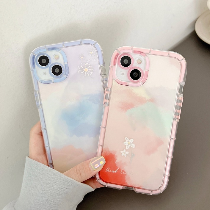 Ốp Điện Thoại Mềm Màu Dạ Quang gradient Cho iphone xr xs max ip apple iphone 11 12 13 14 15 pro max