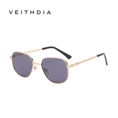Veithdia Kính Mát Gọng Vuông Nhỏ Bằng Kim Loại unisex Phong Cách Âu Mỹ s21229