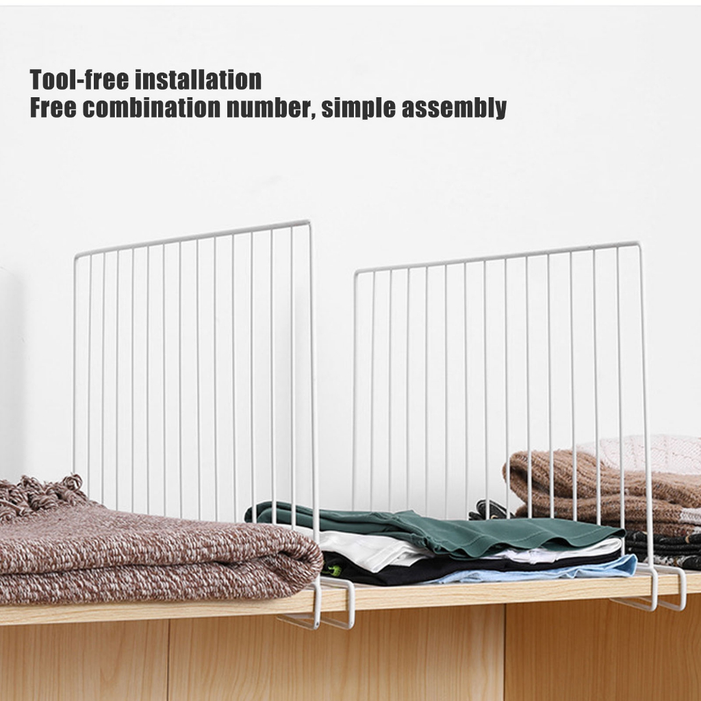Keep order Bộ chia kệ cho tủ quần áo bằng gỗ sắp xếp chắc chắn để lưu trữ trong phòng ngủ  nhà bếp tắm và văn cmman11.vn