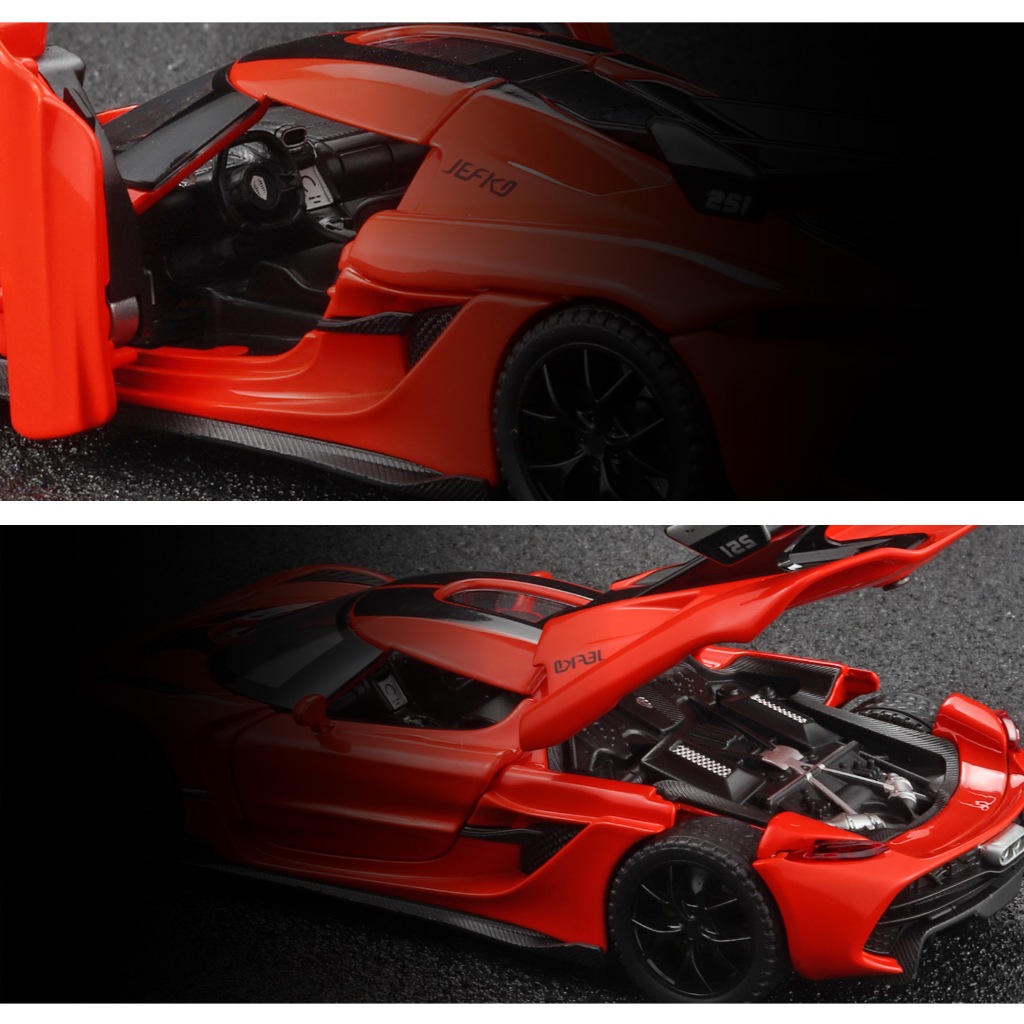 Xe Hơi koenigsegg Bằng Hợp Kim Tỉ Lệ 1 / 32 Cho Bé