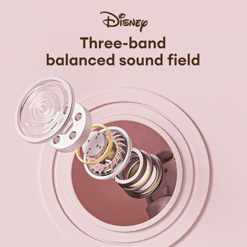 Tai Nghe Bluetooth Disney QS-T16 Nhét Tai Kết Nối Không Dây Âm Thanh hifi stereo Chống Nước