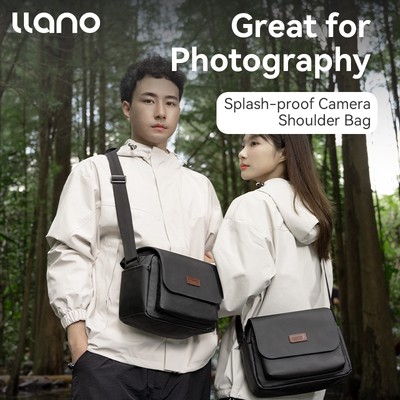Túi đựng máy ảnh chống nước LLano S2 Túi đeo vai cho máy ảnh và ống kính không gương lật Nikon, Canon, Sony SLR / DSLR