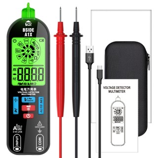 Đồng hồ đo vạn năng kỹ thuật số mini a1x có thể sạc lại kỹ thuật số không tiếp xúc chính xác