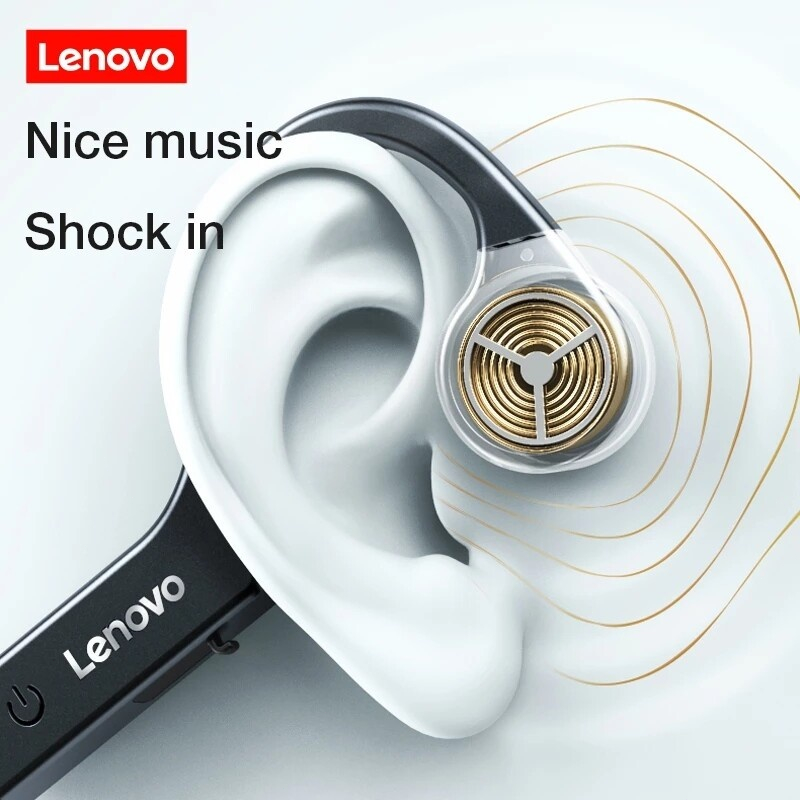 Tai nghe Bluetooth không dây lenovo X4 âm thanh nổi thông minh giảm tiếng ồn với micro và thời lượng pin siêu dài