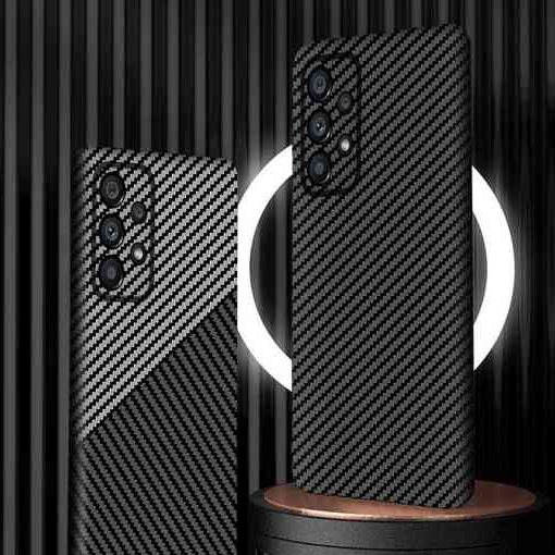 Ôp Điện Thoại Cứng Họa Tiết Sợi carbon Đơn Giản Thời Trang Cho samsung galaxy a54 a53 a52 a52s a50 a30s a50s a72 m33 m53