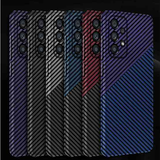 Ôp Điện Thoại Cứng Họa Tiết Sợi carbon Đơn Giản Thời Trang Cho samsung galaxy a54 a53 a52 a52s a50 a30s a50s a72 m33 m53