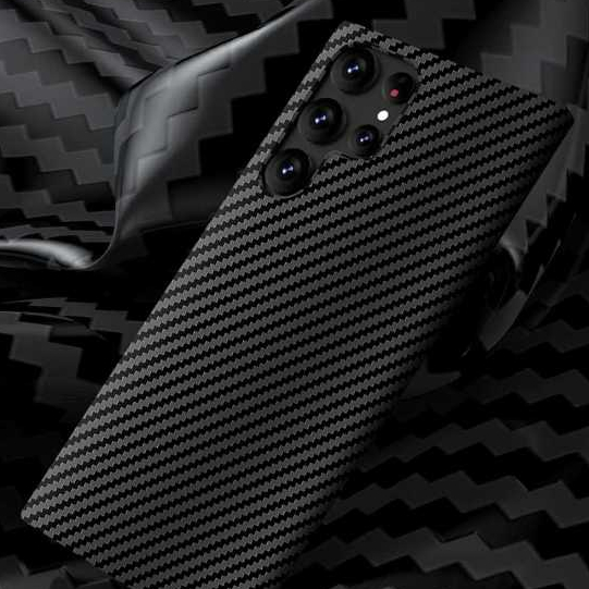 Ốp Điện Thoại Cứng Họa Tiết Sợi carbon Đơn Giản Thời Trang Cho samsung galaxy s21 s22 ultra plus