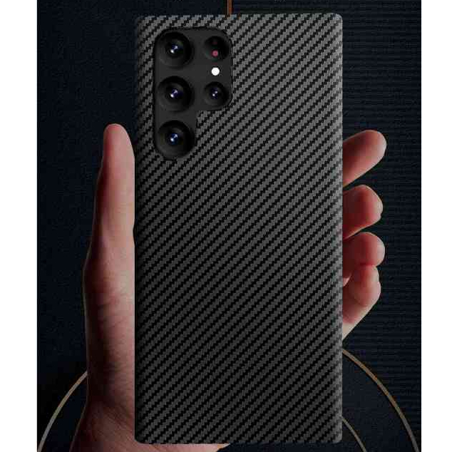 Ốp Điện Thoại Cứng Họa Tiết Sợi carbon Đơn Giản Thời Trang Cho samsung galaxy s21 s22 ultra plus