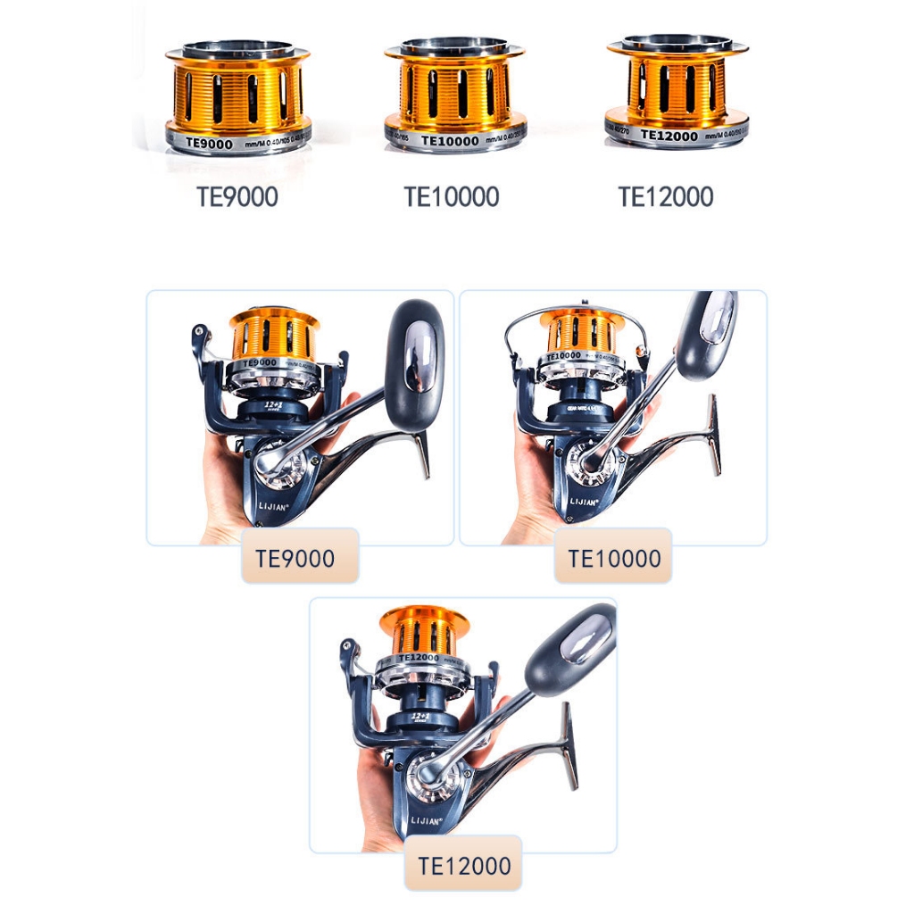 Máy Câu Cá 9000-12000 series 30kg Chuyên Nghiệp