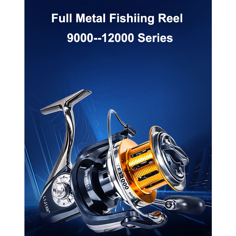 Máy Câu Cá 9000-12000 series 30kg Chuyên Nghiệp
