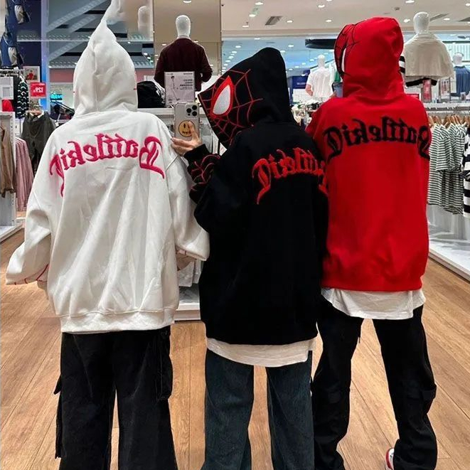 Áo Khoác hoodie Thể Thao Họa Tiết Người Nhện retro Cho Nam