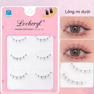 Lvcheryl lông mi giả mềm tự nhiên dưới gầm dưới