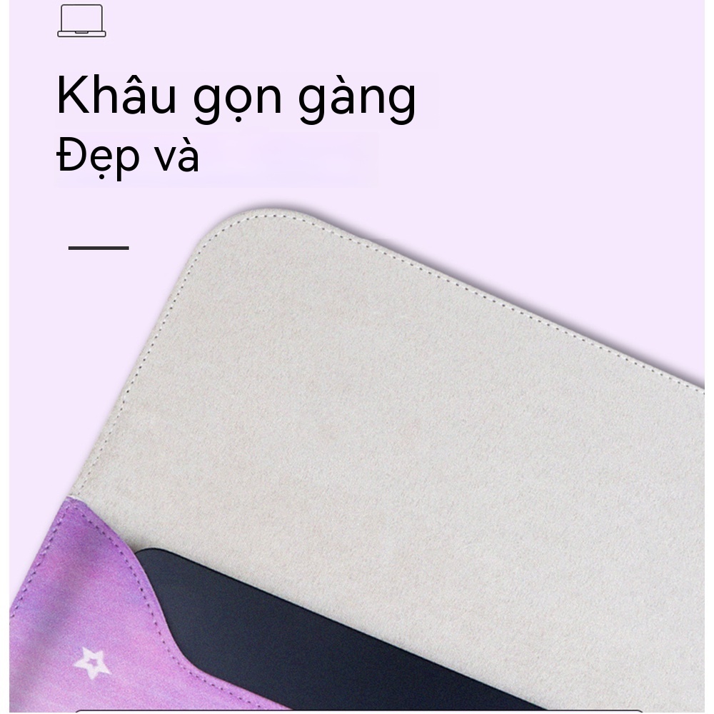 Túi chống sốc Laptop, Macbook da PU cao cấp chống nước 13.3 inch, 14 inch, 15.6 inch - Túi xách đựng Laptop có quai cầm