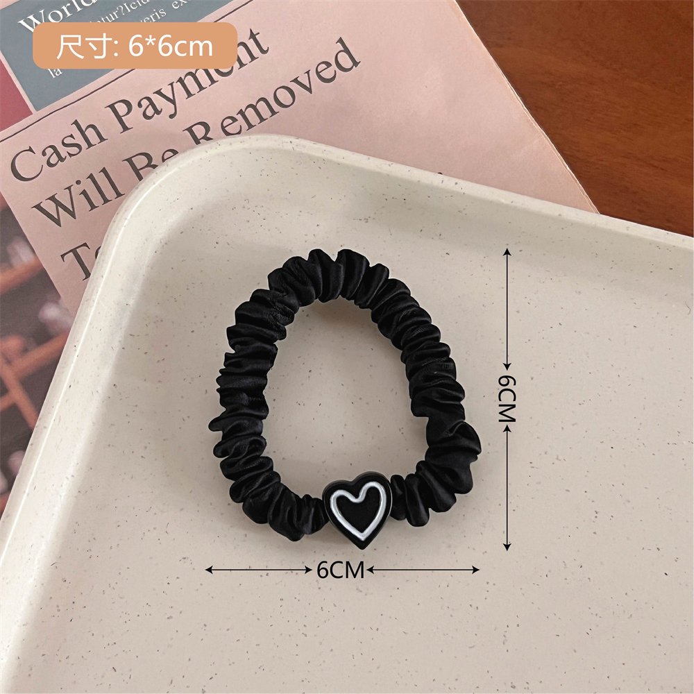 Dây Cột Tóc Co Giãn Cao Màu Cà Phê Sữa Phong Cách retro Thời Trang 2023 Mới Cho Nữ