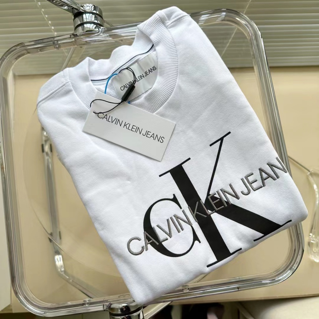 CK blackpink jennie Áo Thun Tay Dài Dáng Rộng Phong Cách Trẻ Trung Năng Động Dành Cho Cả Nam Và Nữ