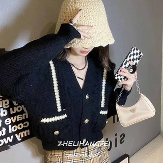 ZHELIHANGFEI Áo Len áo khoác cardigan áo cardigan Thời trang hàn quốc