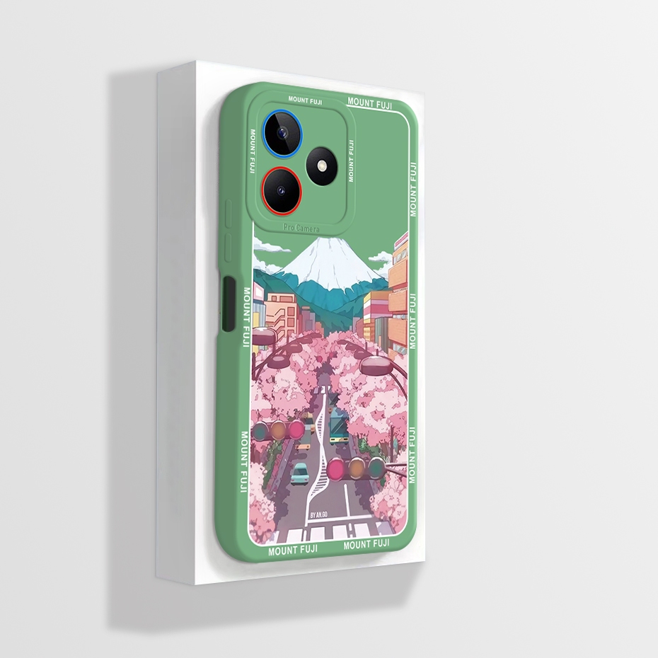 Ôp Điện Thoại Silicon Dẻo Họa Tiết Gấu Trúc Dễ Thương Cho realme c53 / realme c51 realmec53 c 53 realmec51 2023 Vỏ