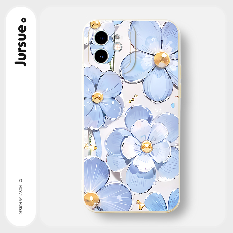 Ốp lưng JURSUE chống sốc mềm dễ thương đẹp độc lạ Cho iPhone 15 14 13 12 11 Pro Max SE 2020 X XR XS 8 7 ip 6S 6 Plus Y4286