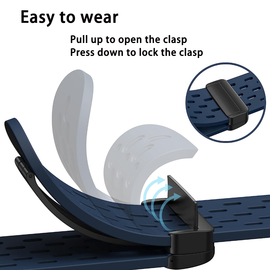 Dây Đeo Bằng silicone Mềm Có Khóa Nam Châm Cho Đồng Hồ Thông Minh huawei gt3 gt4 46mm watch4 pro