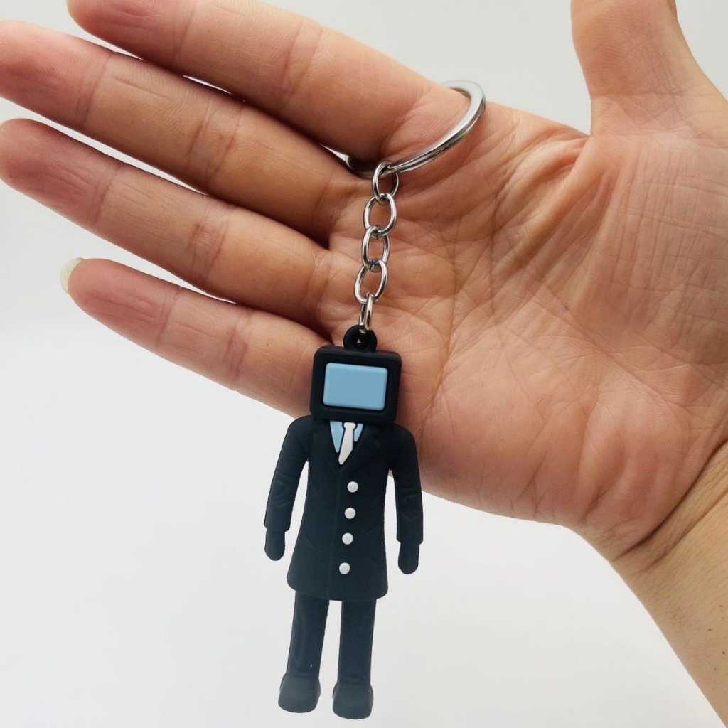 1 Móc Khóa Nhựa pvc Hình Nhân Vật Hoạt Hình Trượt Tuyết Mặt Dây Chuyền Đồ Chơi Cho Nam Và Nữ