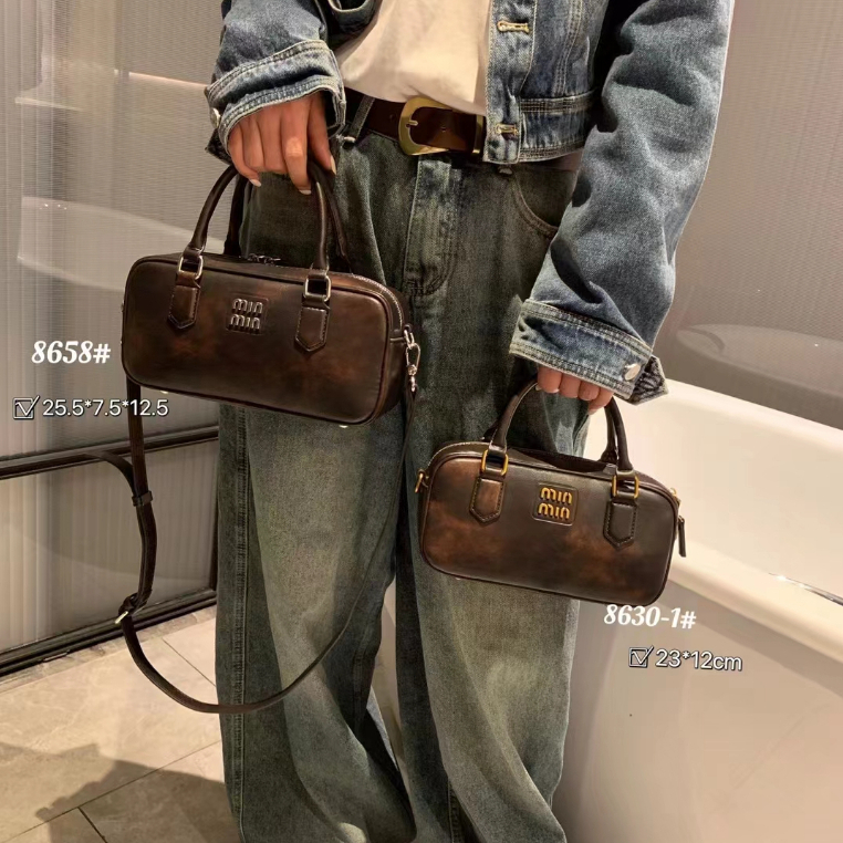 Túi Xách Nữ Đeo Vai Phong Cách bowling retro Mới777777-1027