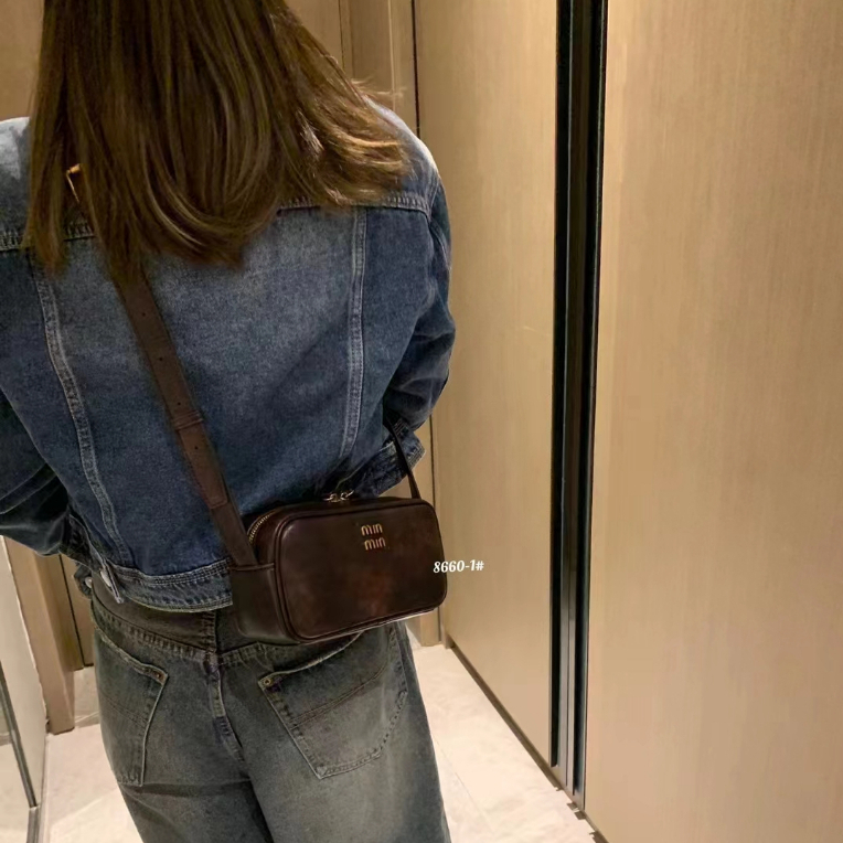 Túi Xách Nữ Đeo Vai Phong Cách bowling retro Mới777777-1027