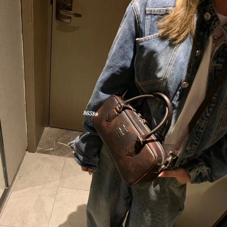 Túi Xách Nữ Đeo Vai Phong Cách bowling retro Mới777777-1027