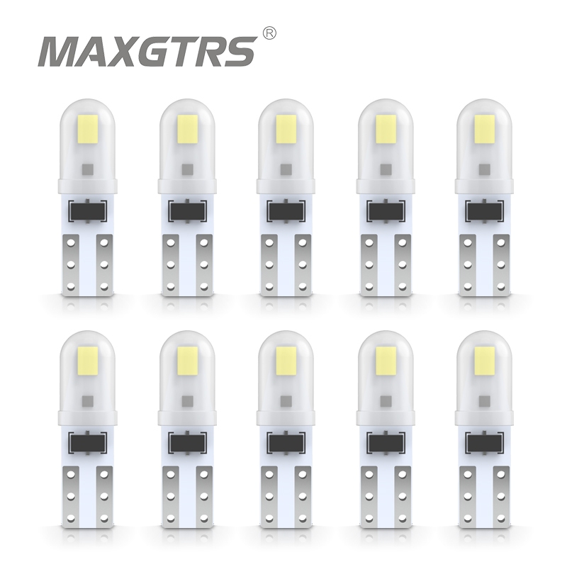 [Mã CLS2404B giảm 30k đơn 99k] Bộ 10 / 20 đèn LED cảnh báo MAXGTRS T5 74 W1.2W W3W siêu sáng chuyên dụng cho xe hơi