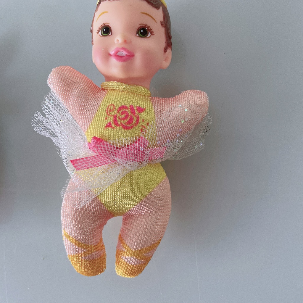 Búp Bê barbie 8cm Kèm Váy Và Băng Đô Xinh Xắn