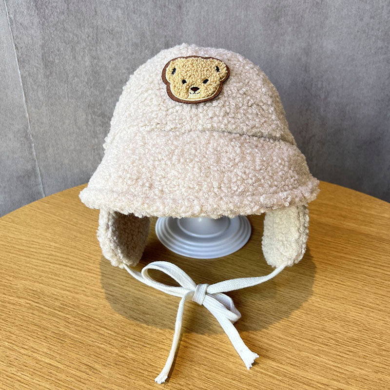 Mũ Len Lông Cừu Giữ Ấm Tai Phong Cách Nhật Bản Dành Cho Bé Trai Và Bé Gái