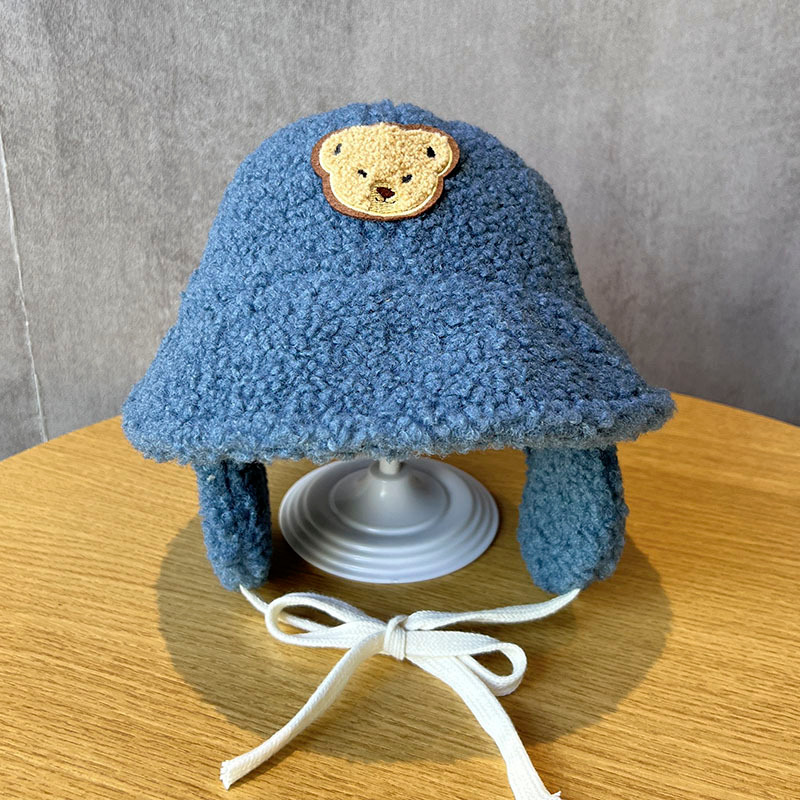 Mũ Len Lông Cừu Giữ Ấm Tai Phong Cách Nhật Bản Dành Cho Bé Trai Và Bé Gái