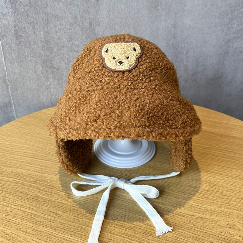 Mũ Len Lông Cừu Giữ Ấm Tai Phong Cách Nhật Bản Dành Cho Bé Trai Và Bé Gái