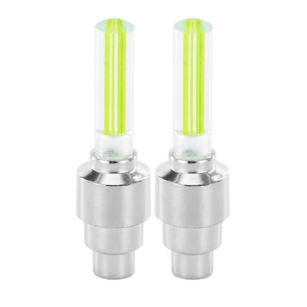 Set 2 Đèn led neon Chống Thấm Nước Gắn Van Bánh Xe Đạp
