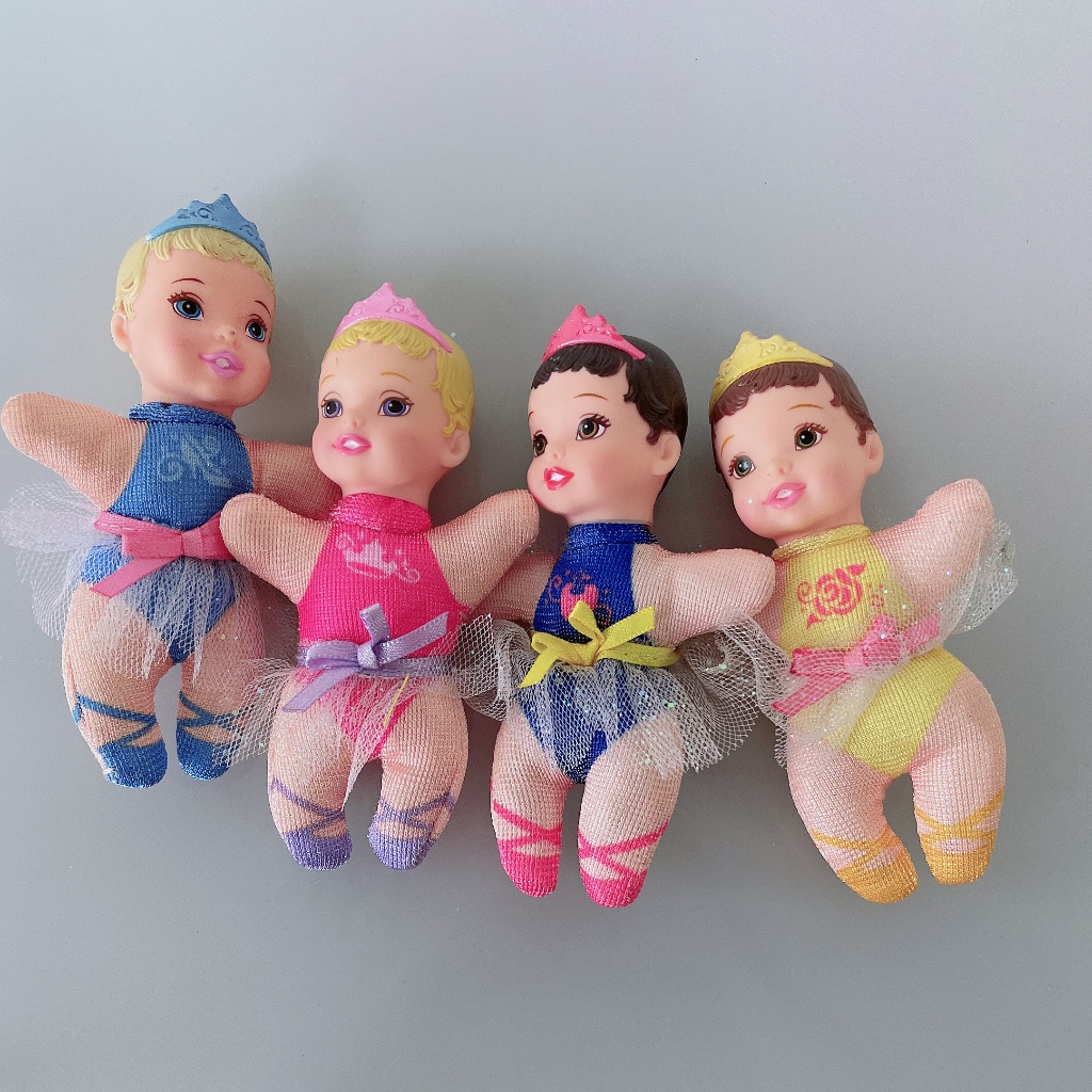 Búp Bê barbie 8cm Kèm Váy Và Băng Đô Xinh Xắn