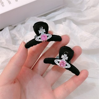 Kẹp Tóc Hình Hành Tinh Màu Đen Phong Cách Hàn Quốc Cho Nữ