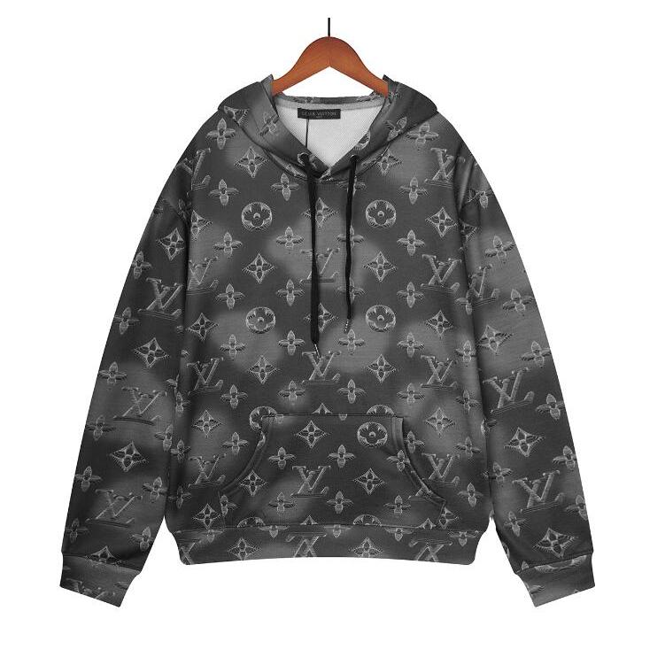 Áo hoodie cotton Nguyên Chất In Chữ louis v Thời Trang Cho Nam Và Nữ