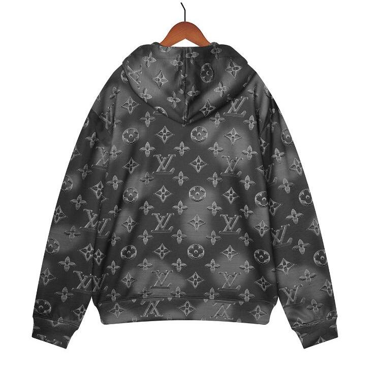 Áo hoodie cotton Nguyên Chất In Chữ louis v Thời Trang Cho Nam Và Nữ