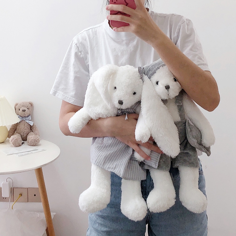 Đồ chơi nhồi bông Hình Thỏ Tai Dài 40cm Mềm Mại Đáng Yêu Cho Bé