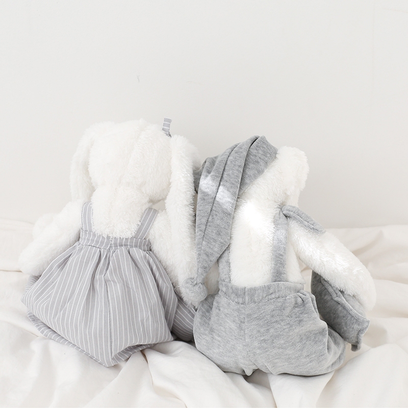 Đồ chơi nhồi bông Hình Thỏ Tai Dài 40cm Mềm Mại Đáng Yêu Cho Bé