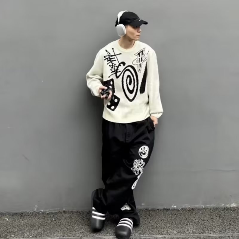 Áo sweater Phong Cách Đường Phố Mỹ Thời Trang Cho Nam