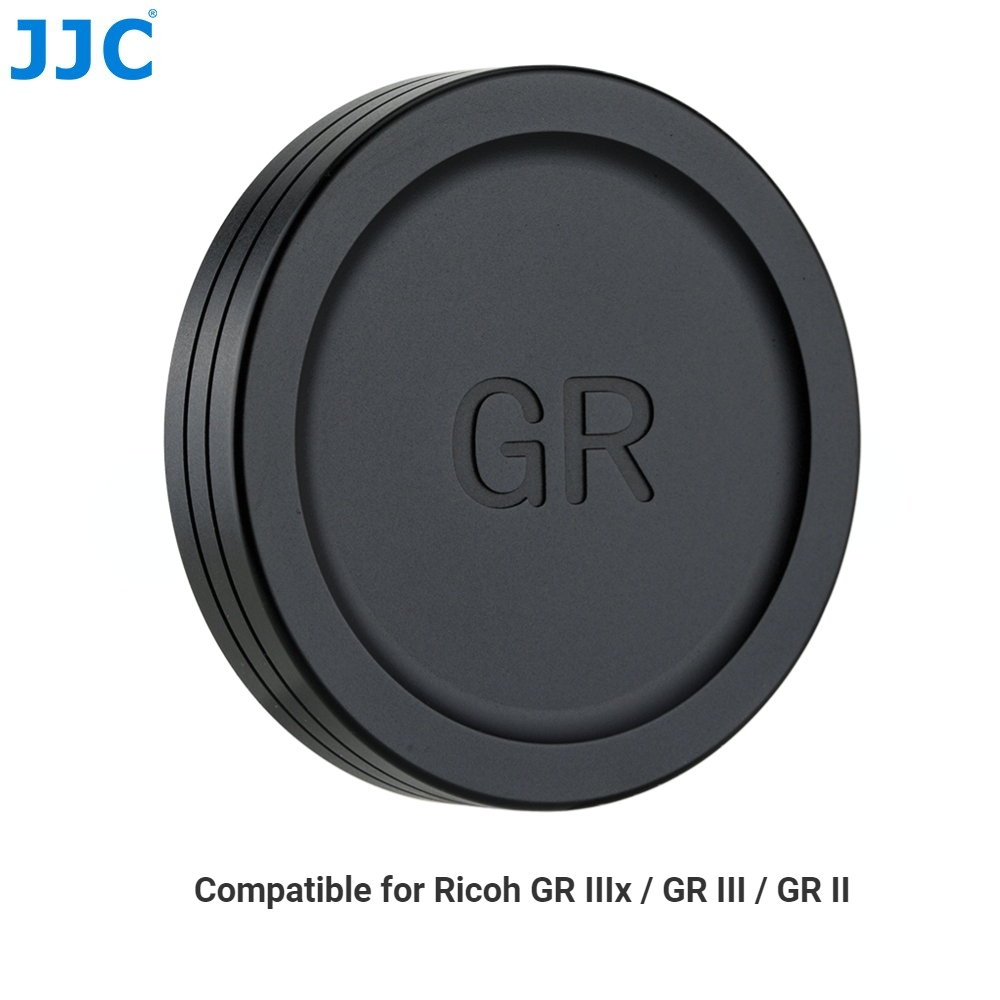 JJC LC-GR3 Nhôm Nắp Đậy Ống Kính Cho Máy ảnh Ricoh GR III GR IIIx GR II GR3 GR3x GR2 Kim Loại Làm Bằng Ống Kính Vỏ Bảo Vệ