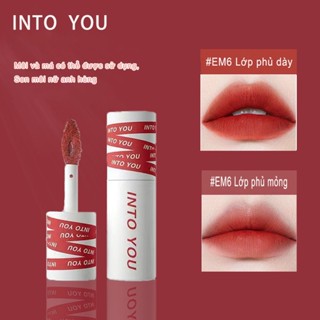 INTO YOU Son môi nữ diễn viên má hồng son môi sử dụng cốc chống dính son môi mờ