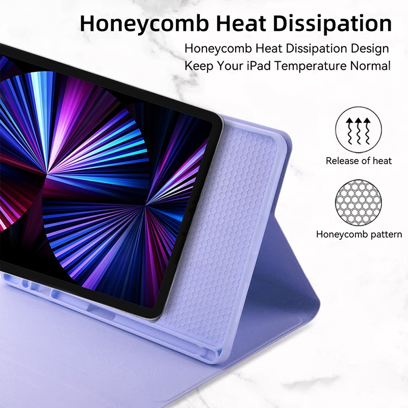 TBTIC Bao Da Máy Tính Bảng Có Bàn Phím Và Chuột Cho iPad Air 5 4 10th 10.9 9th 8th 7th 10.2 Pro 2022 2021 2020 11 6th 5th Gen 9.7