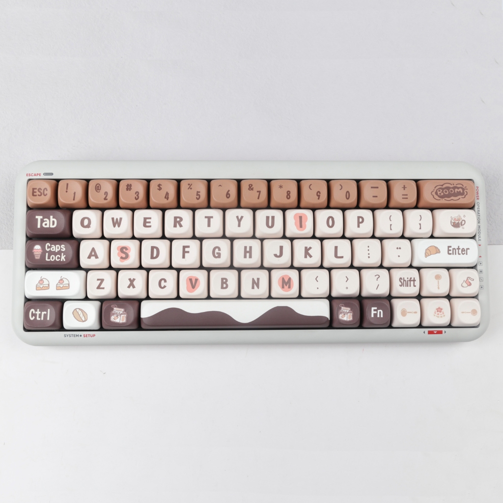 Chocolate keycaps MOA profile Dye-Sublimation PBT  keycap 137keys