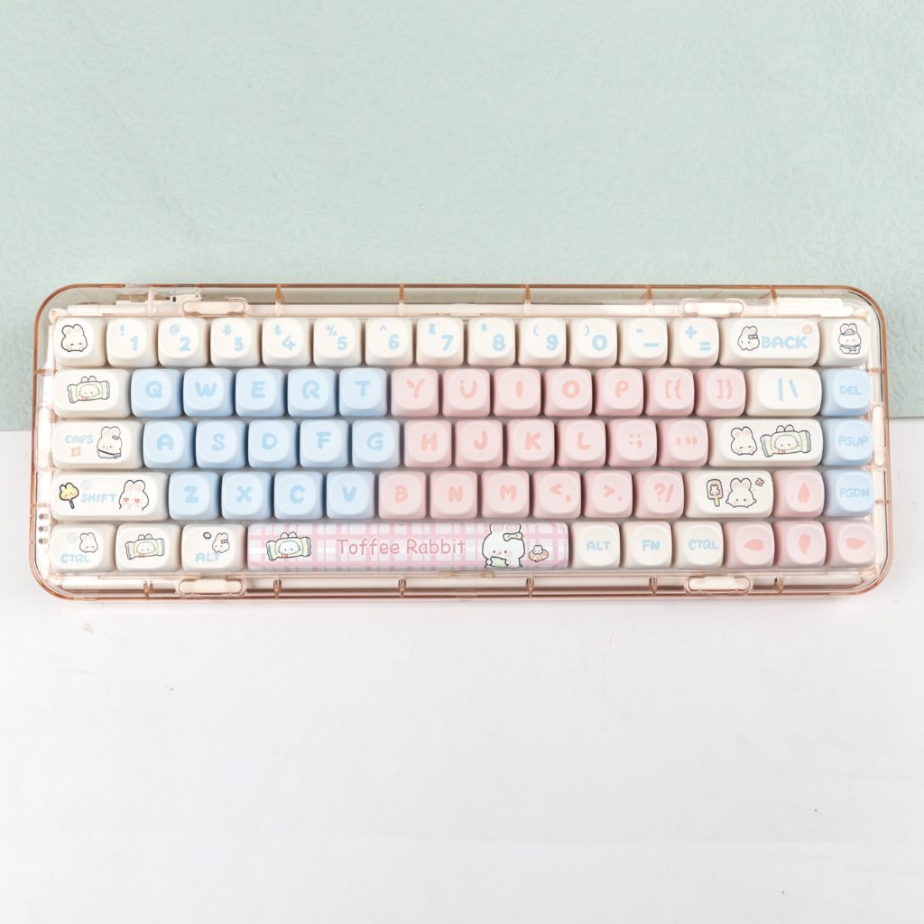 Toffee keycaps MOA profile Dye-Sublimation PBT  keycap 139keys