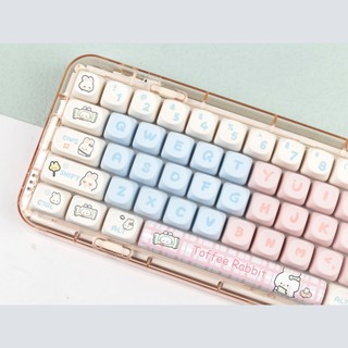 Toffee keycaps MOA profile Dye-Sublimation PBT keycap 139keys