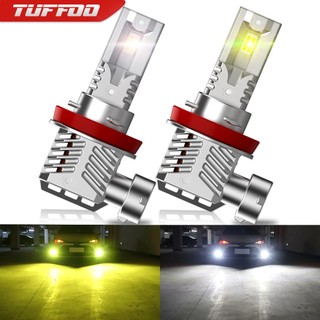 Set 2 Bóng Đèn Sương Mù h11 h8 h9 h16 (jp) 6500k 3000k 12v Ánh Sáng Trắng / Vàng Cho Xe Hơi