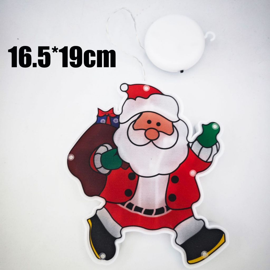 Đèn led Hình Ông Già Noel Hoạt Hình Trang Trí Cây Thông Noel