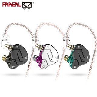 Faaeal KZ ZSN Tai nghe DD + BA Độ trung thực cao Tai nghe nhét tai Cáp có thể tháo rời Cách ly tiếng ồn Tai nghe nhạc thể thao