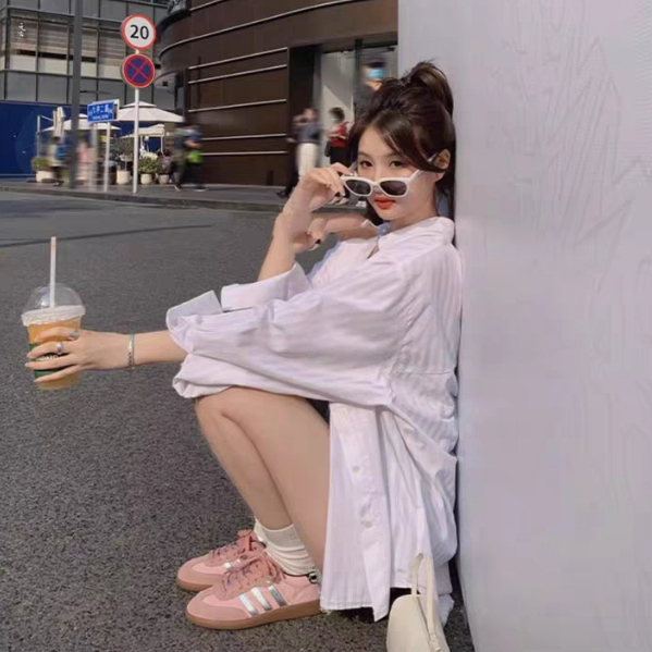 YAOLI  Giày Sneaker Đế Bằng Phong Cách retro Thời Trang Thường Ngày
